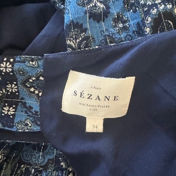 Sézane Prunelle Dress in Arizona Print Size 34/US 2 - Picture 4 of 6